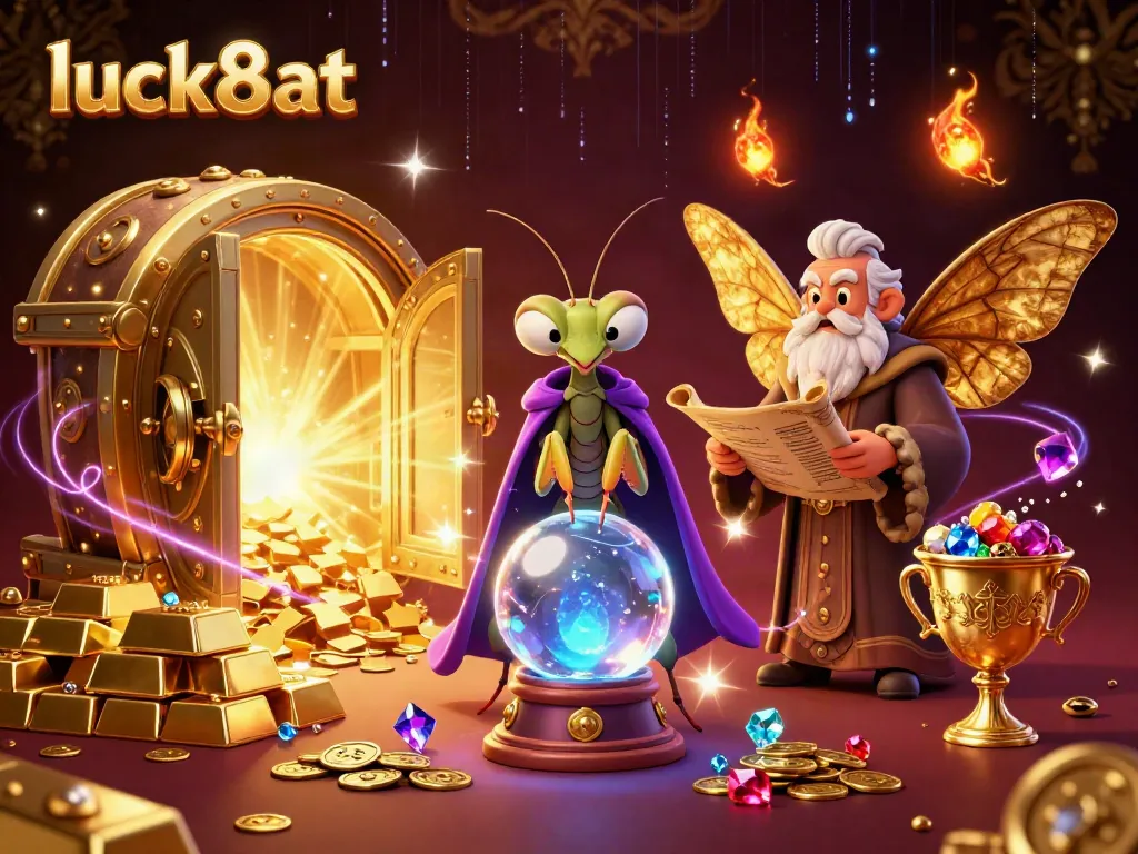 Discover winning strategies at luck8at with enchanting characters and vibrant casino elements.