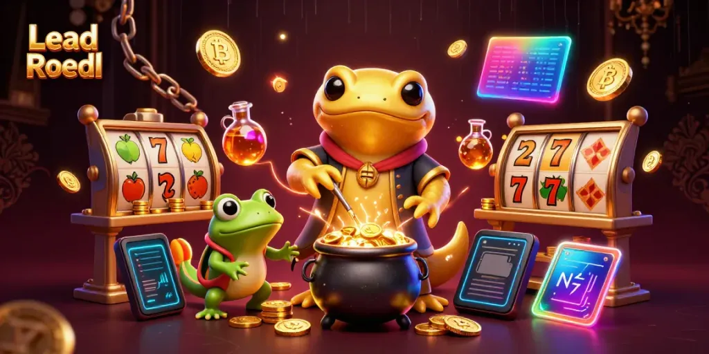 Win jackpots with Lead Roedl's magical illustration of casino adventures
