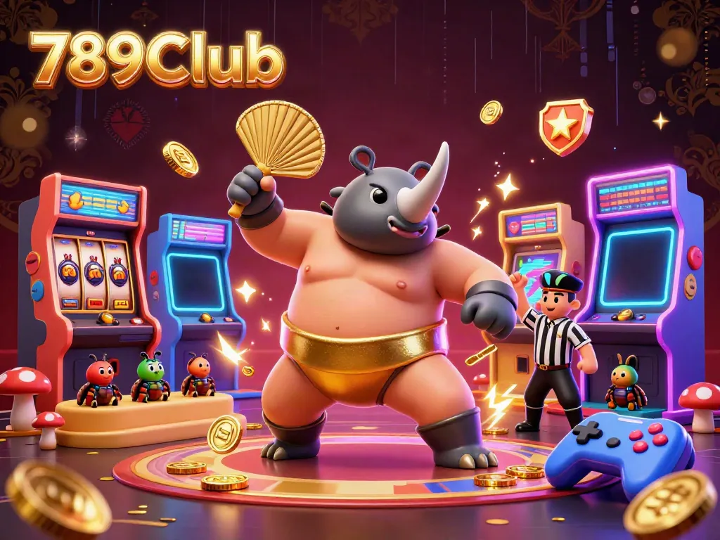Experience the excitement of 789Club with dynamic gaming action, featuring colorful elements and captivating characters.
