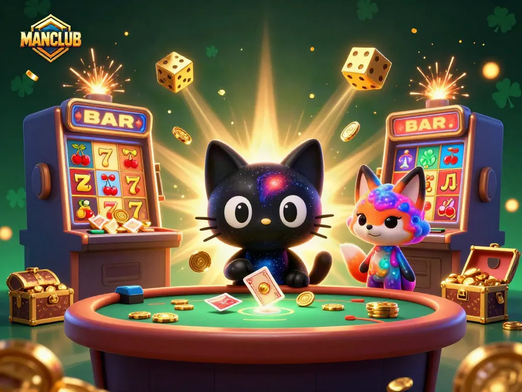 Join the excitement at MANCLUB, where the cosmic cat captivates casino gamers with thrilling jackpots!
