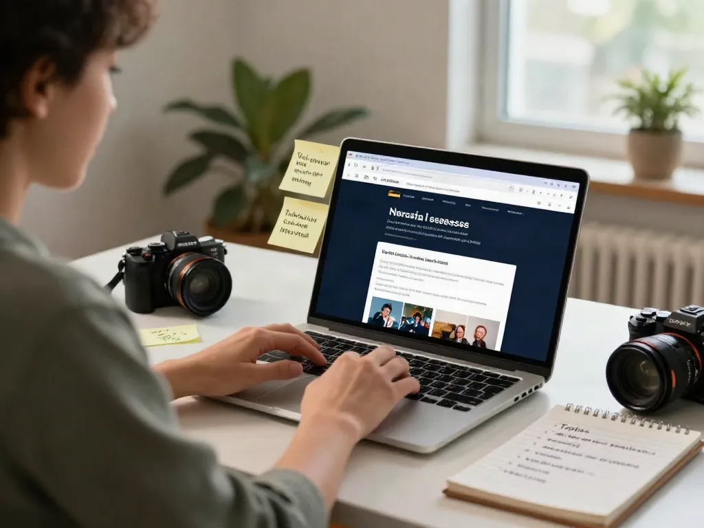 Explore the latest addresses and online resources through a dynamic browsing scene showcasing 최신주소 in a modern workspace.