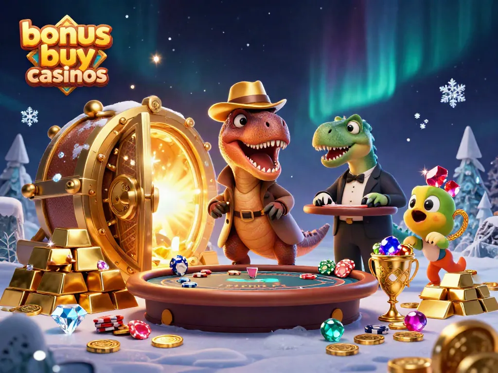 Engage with thrilling gameplay at bonus buy casinos featuring dynamic 3D characters in action.