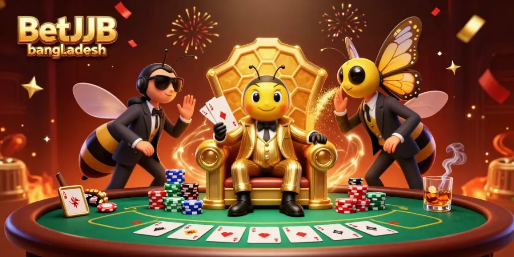 Play casino games with BetJDB bangladesh in a vibrant, dynamic 3D casino atmosphere.