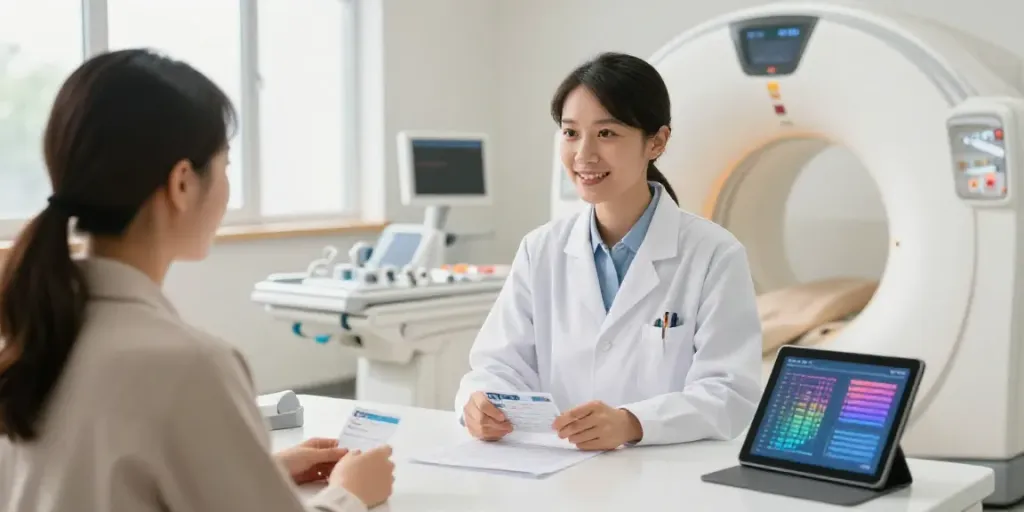 Professionelle Beratung im Diagnostikzentrum Radiologie Wolfsburg mit moderner Medizintechnik.