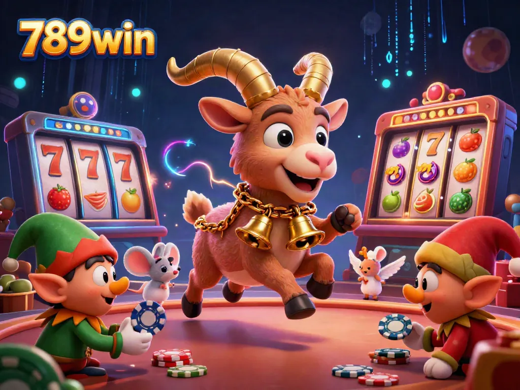 Engage in festive casino action with 789win, featuring Krampus, angel mouse, and elf gremlins.