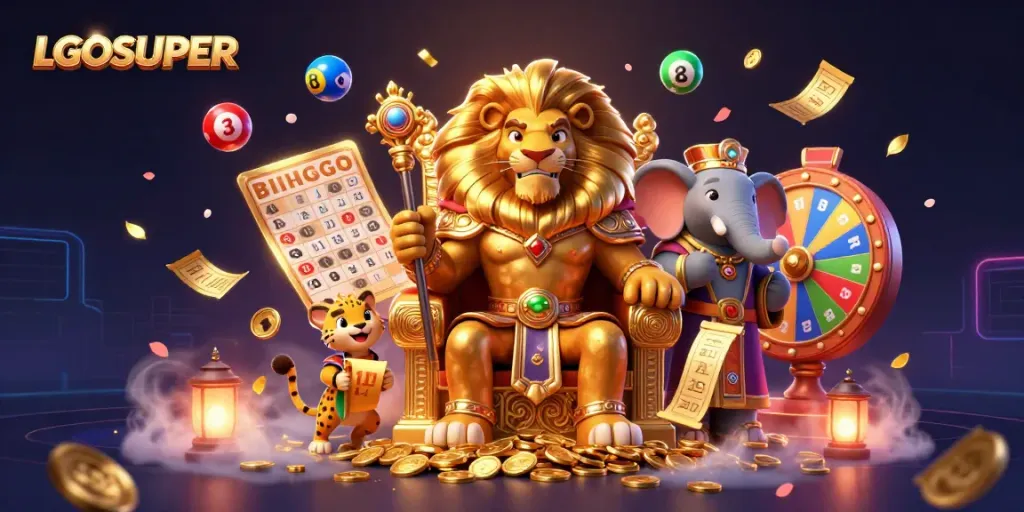 Engage with thrilling play at LGOSUPER, where the vibrant characters and dynamic gambling elements create an exhilarating casino atmosphere.